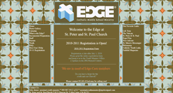 Desktop Screenshot of edge.stpeterstpaul.com